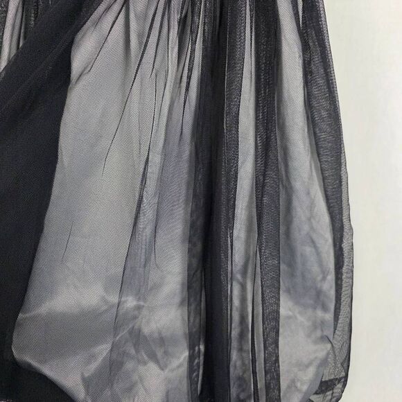 BCBGeneration Black Mesh Bubble Party Dress Size XS - Picture 5 of 12